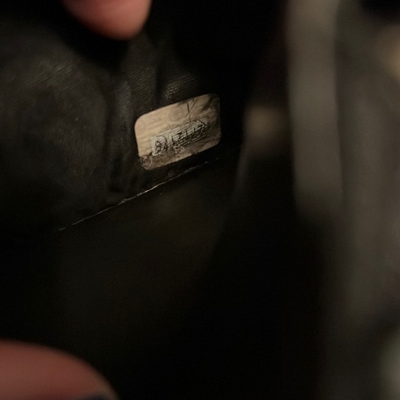 Chanel Caviar WOC vintage lambskin crossbody purse with gold chain. - Picture 15 of 17